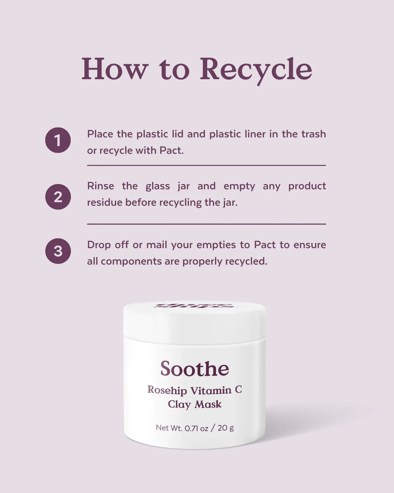 Soothe | Rosehip Vitamin C Clay Mask