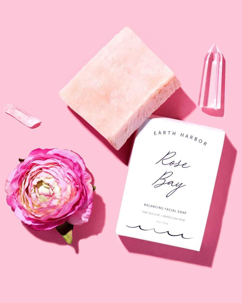 Rose Bay | Facial Soap with Pink Sea Clay + Rose