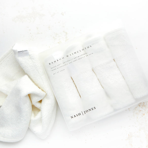 100% Bamboo Washcloths