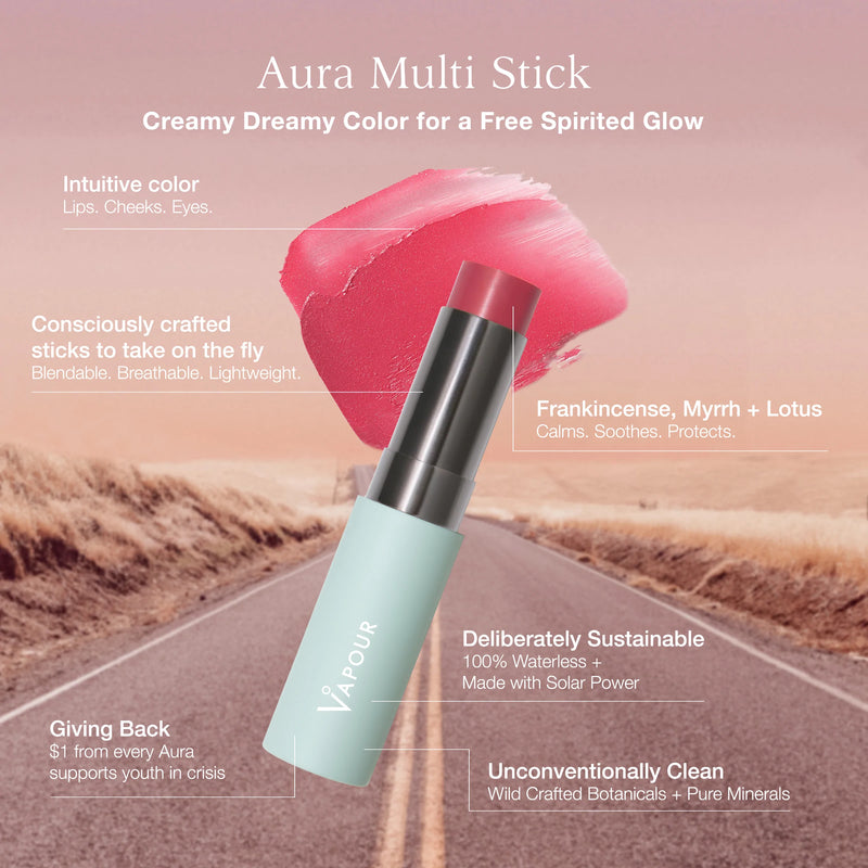 Aura Multi Stick | cheeks, lips, and eye color