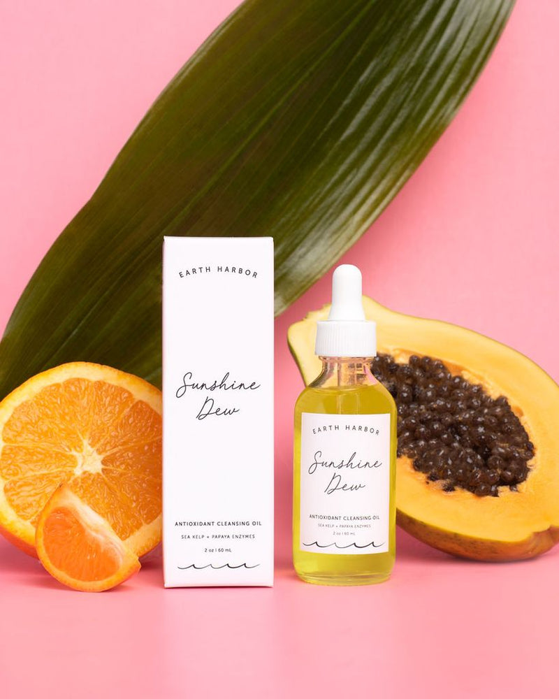Sunshine Dew | Cleansing Oil with Papaya Antioxidants + Enzymes